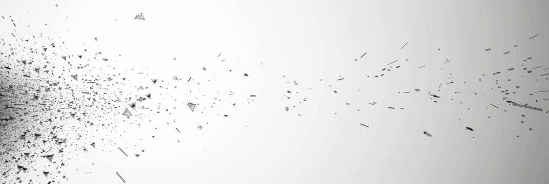 Geometric molecule design with lines, polygons on dark blue background, vector network tech concept.