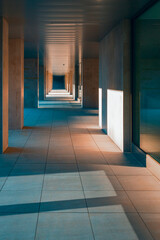 perspective  et architecture, le couloir