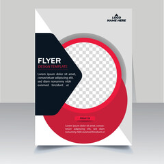 Minimal brochure layout and modern report business flyers poster template. Cover modern layout, annual report, poster, flyer in A4 with colorful geometric shapes eps 10 file