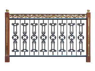 Openwork  cast  railings.