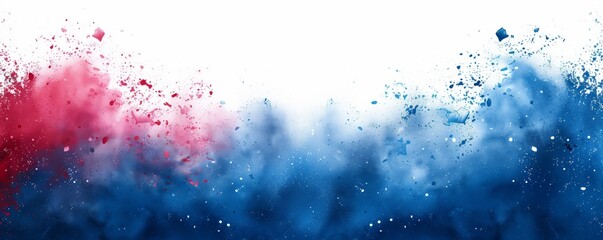 Abstract background blue and red little USA inspiration created by ai