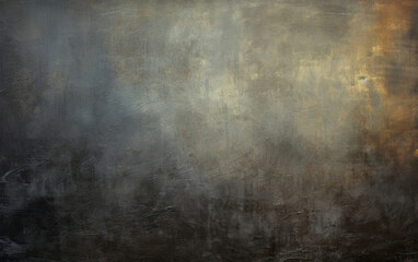A Painting of a Black and Gold Background
