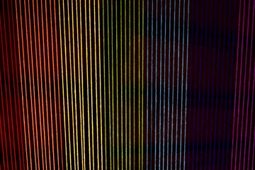 Colourful threads rainbow background