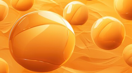 Background with volleyballs in Amber color