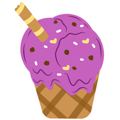 Ice cream illustration