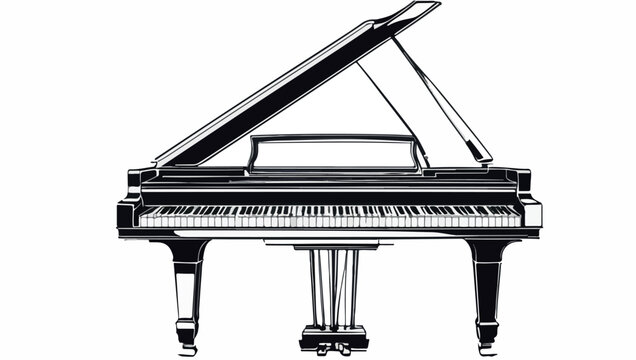 Ilustraci&oacute;n de un espectacular piano de cola