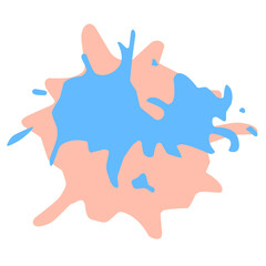 Obraz premium paint splash vector