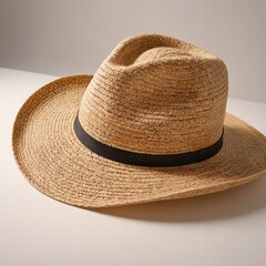 straw hat isolated on white
