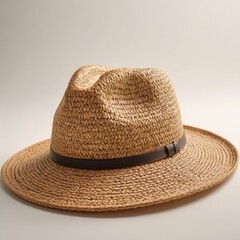 straw hat isolated on white
