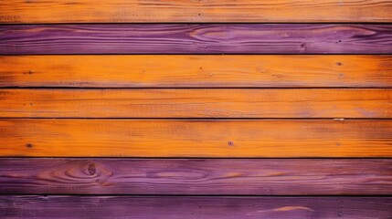 Fototapeta premium Colorful rich saffron background and texture of wooden boards