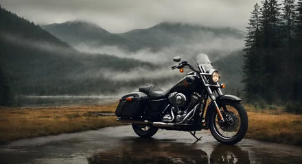Photo sur Plexiglas Moto Harley Davidson motorcycle 