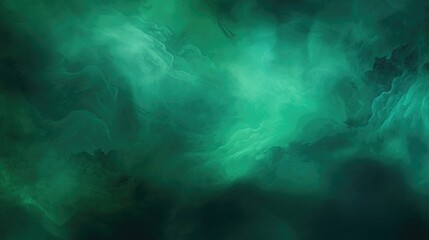 Fototapeta na wymiar Emerald Color Fog Background.