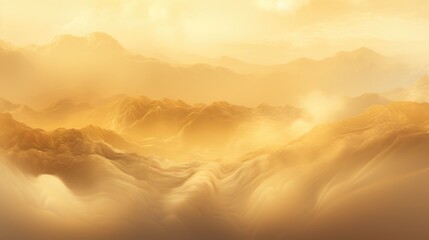 Fototapeta premium Gold Color Fog Background