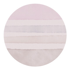 Abstract Watercolor Painting Round Element