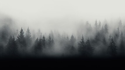 Gray Color Fog Background