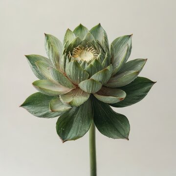 dahlia flower lotus flower on  white
