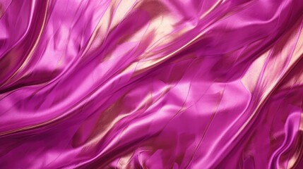 Fototapeta premium Magenta foil decorative texture. Magenta background for artwork
