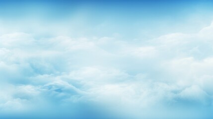 Fototapeta premium Sky Blue Color Fog Background