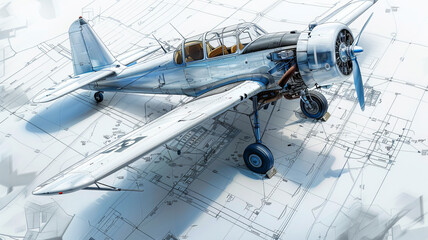 create a imnage about the airplane Piper Aztec white, the picture is to a presentation education slide,generative ai