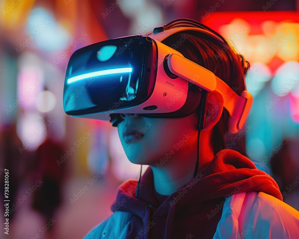 Poster ai in gaming, creating immersive experiences - dynamic gameplay, virtual reality