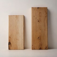 wooden shelves
