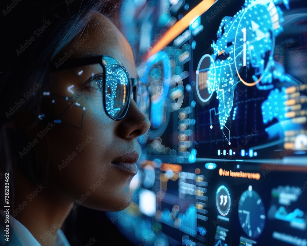 Aufkleber ai-powered personalization, custom content delivery - user-centric tech