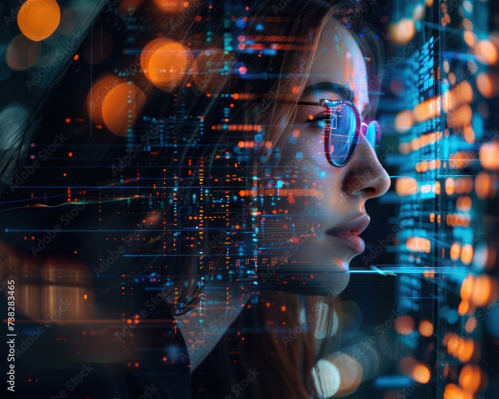 Poster ai-powered personalization, custom content delivery - user-centric tech