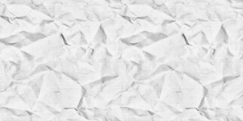 Seamless paper pattern in retro collage style. Paper with a halftone or grain effect. Vector Texture of crumpled paper.