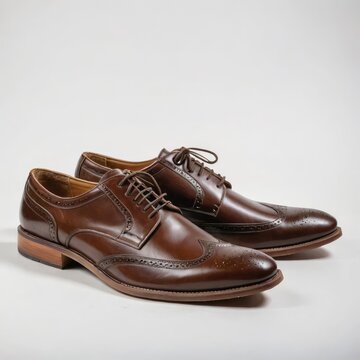 pair of man shoes 
