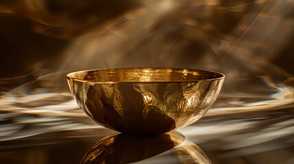 Antique gold bowl