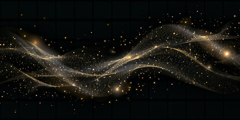 A Shimmering Veil, Abstract Patterns of Light and Shadow, The Dance of Sparkle and Glow