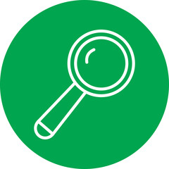 Search Line Circle Icon