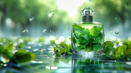 Aromatic Allure, The Fusion of Fragrance and Nature, A Dance of Scents and Sensations - obrazy, fototapety, plakaty