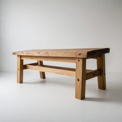 wooden table and chair
