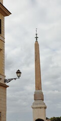 Egyptian obelisk in Rome in Italy