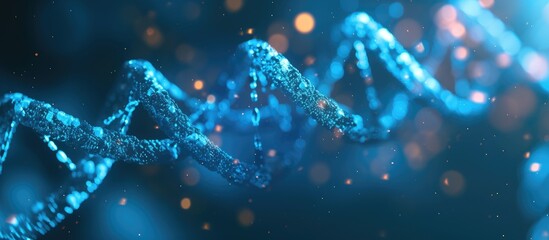 DNA chain analysis for gene research, mutations, and genetic diseases. Modifying cells through gene therapy for therapeutic purposes. Tracing family lineage through family tree and pedigree - obrazy, fototapety, plakaty