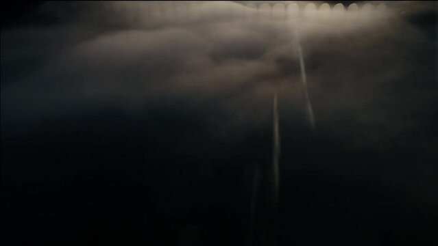 Aerial of The Ribblehead Viaduct at Dawn North Yorkshire
Settle, England, United Kingdom