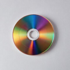 cd disc on a  white background
