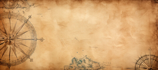 empty Background of old nautical chart ©  Mohammad Xte