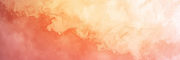 Obraz premium Abstract wallpaper of a pink and orange and peach fuzz pantone gradient. Mesmerizing masterpiece capturing the vibrant hues of a peach and orange sunset, evoking feelings of warmth and creativity