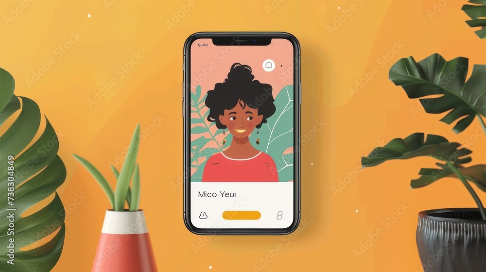 Poster innovative mobile app for learning languages, using interactive lessons and ai tutors