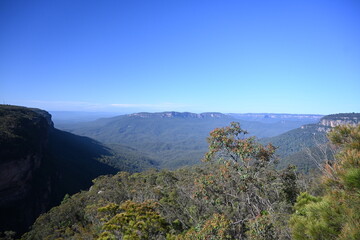 Jamison valley echo point, Blue Mountains. new south wales, Australia