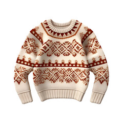 Winter_Sweater isolated on transparent background, PNG Cutout