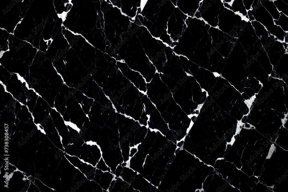 Aufkleber marble black texture. abstract background of waves and intersecting lines. membrane