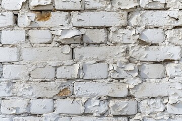 Modern white brick wall background