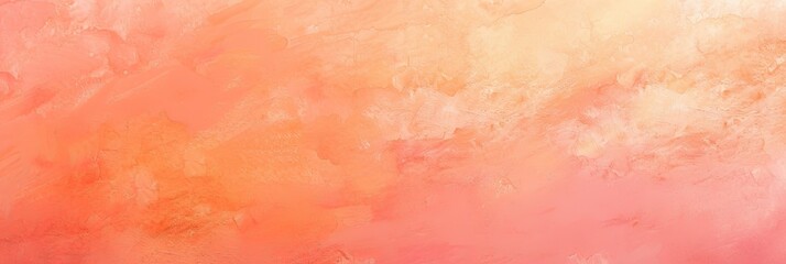 Fototapeta premium Abstract wallpaper of a pink and orange and peach fuzz pantone gradient. Mesmerizing masterpiece capturing the vibrant hues of a peach and orange sunset, evoking feelings of warmth and creativity