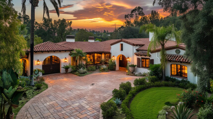 Enjoy the best of both worlds in this Spanish Colonial Ranch where traditional elements such as...