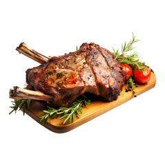 Hot_cooked_lamb (PNG) isolated on transparent background