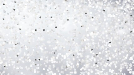 Obraz premium The background of the confetti scattering is in White color.