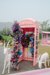 Beautiful romantic elegant wedding decor